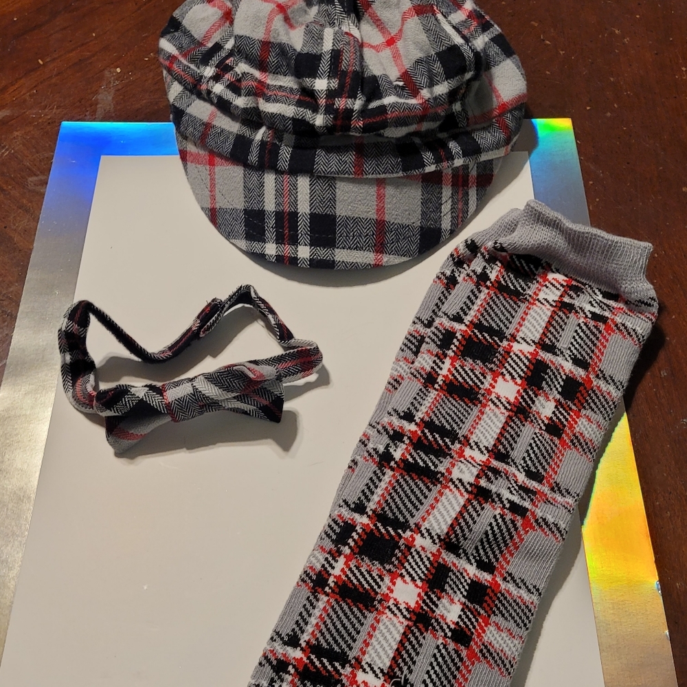 JuDanzy 3 pc set, Everett Plaid, s. Nwt!